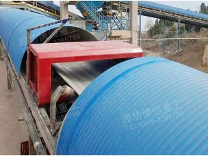 钢丝皮带金属探测仪使用现场